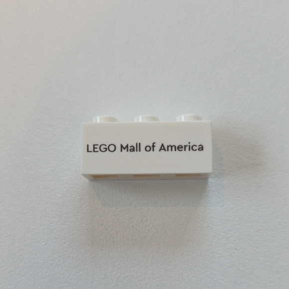Custom White LEGO Brick - Carlos - Mall Of America - Picture 2 of 4